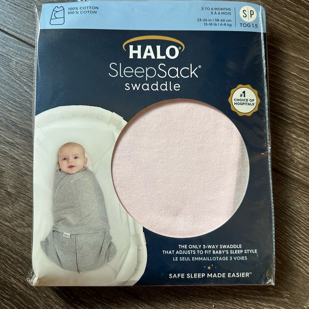 NWT Halo SleepSack Swaddle - Pink